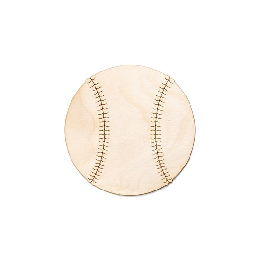 Baseball-Wood Cutout-Sports Theme Wood Decor-Various Sizes-Wooden Ball-Playground Theme Decor-Sports Shapes-Ball game Decor-Baseball Theme