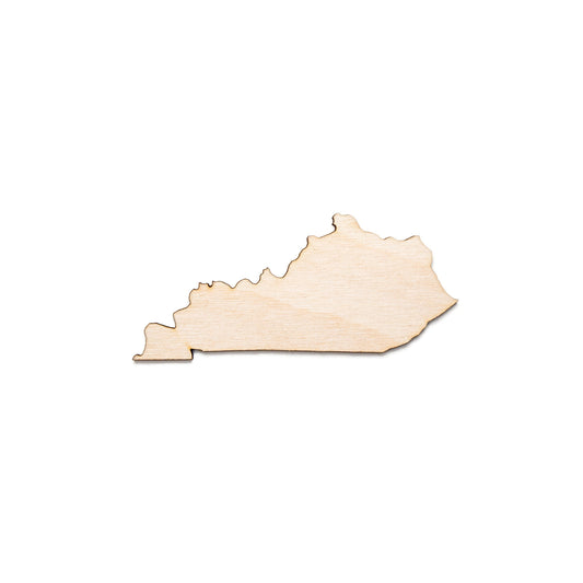 Kentucky State Wood Cutout-State Wood Decor-Various Sizes-Geography Decor-USA States Decor-Individual State Cutouts-Wooden States Home Decor