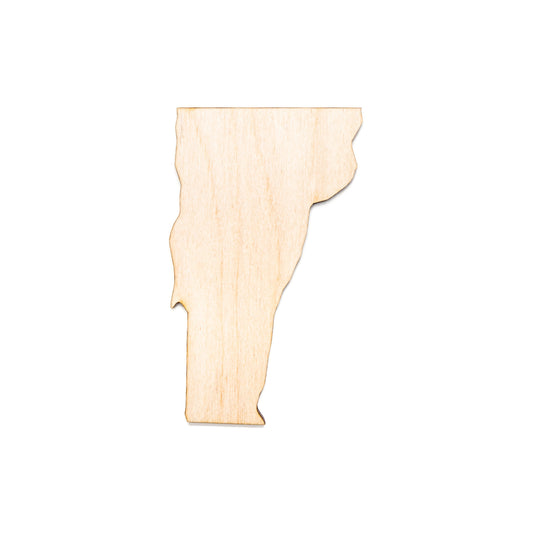 Vermont State Wood Cutout-State Wood Decor-Various Sizes-Geography Decor-USA States Decor-Individual State Cutouts-Wooden States Home Decor