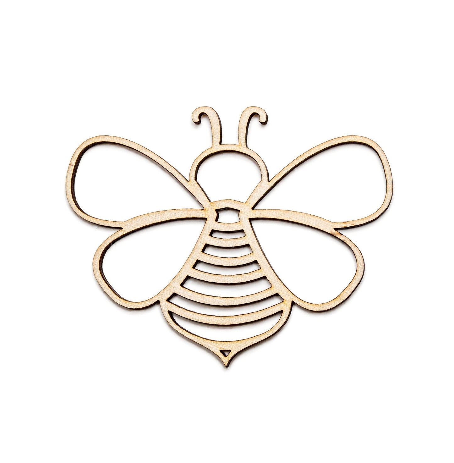 Cute Bee-Intricate Detail Wood Cutout-Hollow Cut-Choose A Size-DIY Crafts-Bee Decor-Bee Theme Party Favors-Bee Gifts-Honey Bee Wood cutout