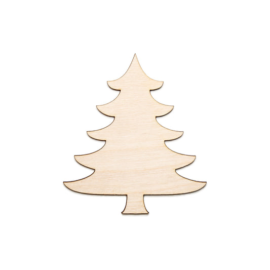 Pine Tree Wood Cutout-Blank Wood Tree Shapes-Various Sizes-DIY Crafts-Christmas Tree-Nature Party Favors-Forest Wood cutout-Holiday Tree