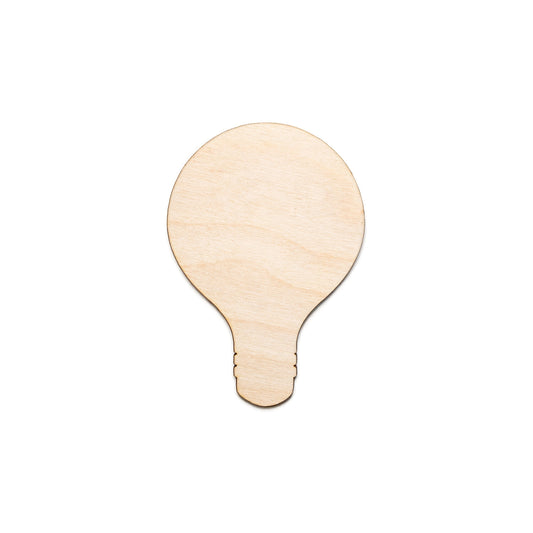 Light Bulb-Blank Wood Cutout-Lighting Wood Shapes-Idea Theme Decor-Various Sizes-DIY Crafts-Home Accessories Wood Decor-Blank Light Shapes