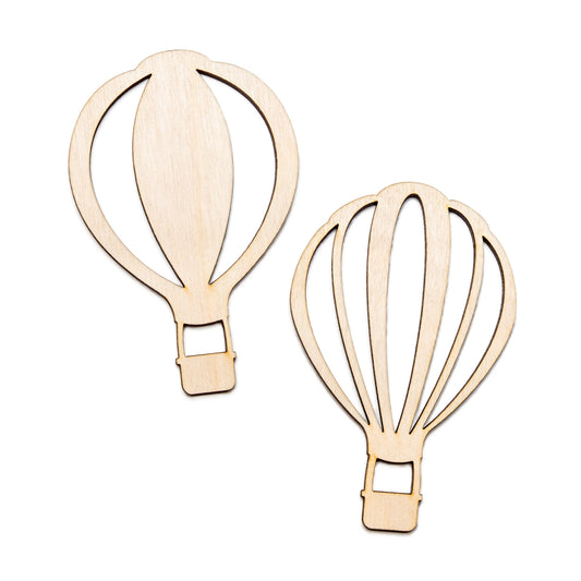 Air Balloon Detail Cuts-Wood Cutout-Two Design options-Air Balloon Wood Decor-Airship Decor-Vintage Style Balloon-Various Sizes-DIY Crafts