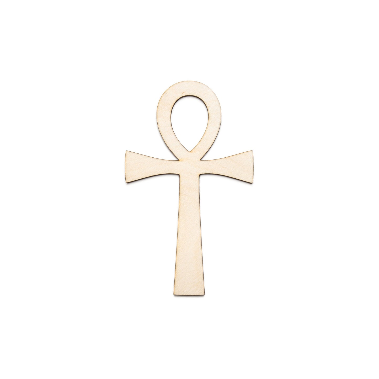 Egyptian Ankh Wood Cutout - Symbols and Hieroglyphs for DIY Crafts