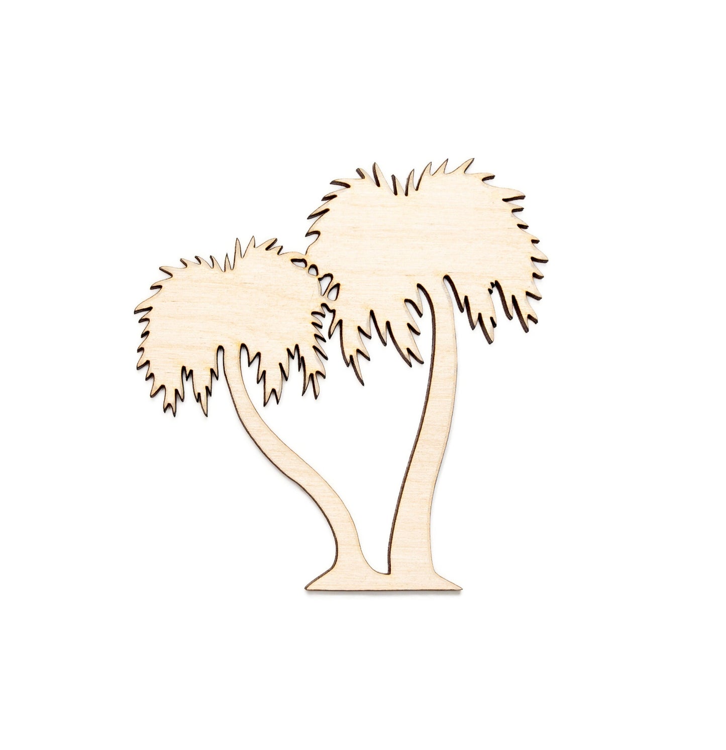 California Palm Tree Double-Wood Cutout-Palm Tree And Tree Wood Decor-Various Sizes-Summer Decor-DIY Crafts-Project Crafts-State Trees