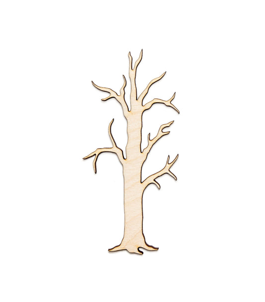 Tall Dead Tree-Wood Cutout-Spooky Trees-Forest Decor-Halloween Wood Decor-Laser Cut Outs-Various Sizes-DIY Crafts-Plants & Trees-Dark Woods