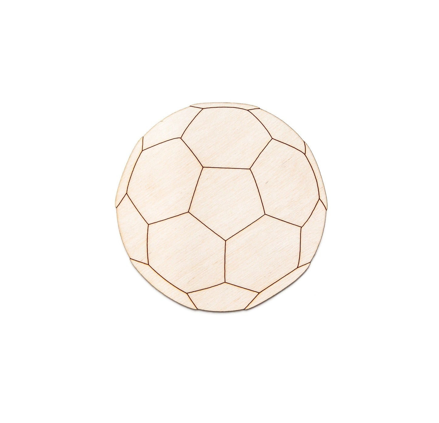 Soccer Ball-Detail Wood Cutout-Sports Theme Wood Decor-Soccer Theme Decor-Various Sizes-DIY Crafts-Sports And Gaming Crafts-Active Sports