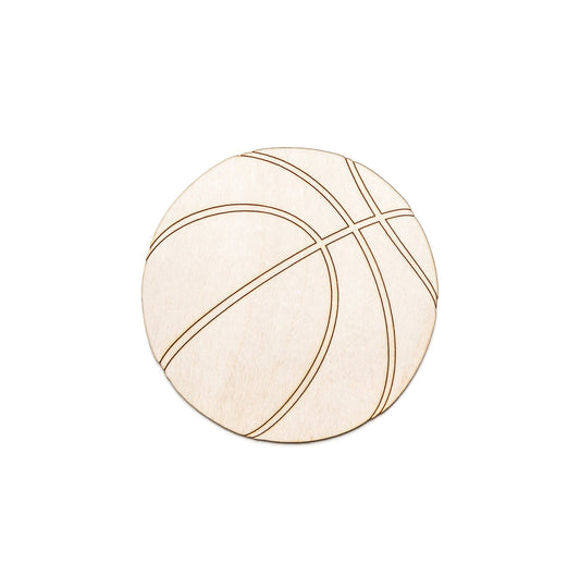 Basketball-Detail Wood Cutout-Sports Theme Wood Decor-Basketball Theme Decor-Various Sizes-DIY Crafts-Sports And Gaming Crafts-Room Decor