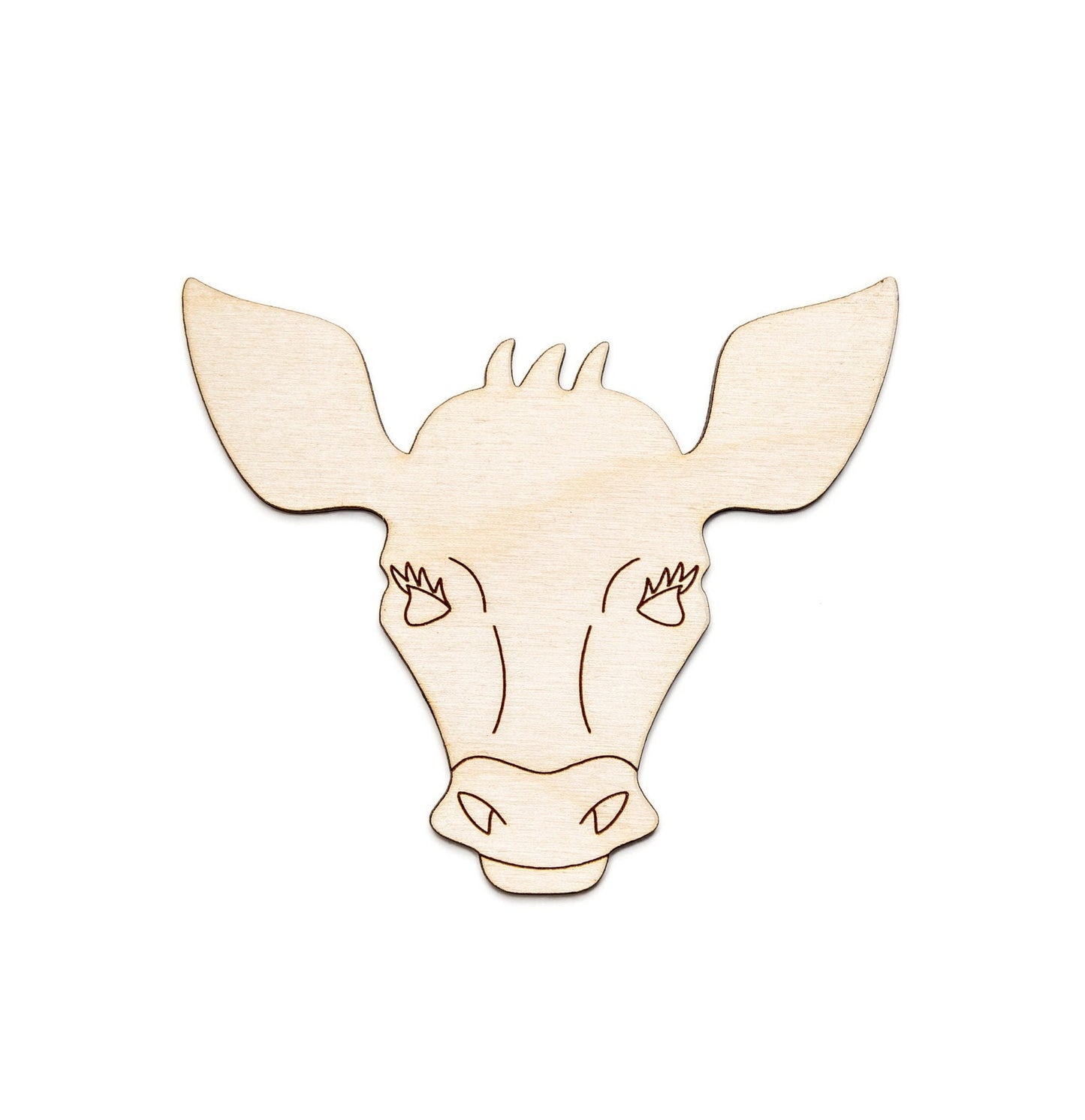 Baby Calf-Detail Wood Cutout-Farm Animals Wood Decor-Baby Animals-Various Sizes-DIY Crafts-Farm Theme Decor-Dairy Cow-Kids Crafts-Cute Cow