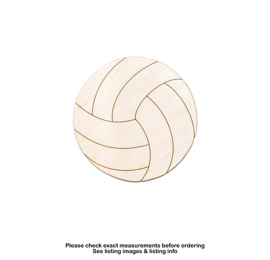 Volley Ball-Detail Wood Cutout-Sports Theme Wood Decor-Volley Ball Theme Decor-Various Sizes-DIY Crafts-Sports And Gaming Crafts-Room Decor