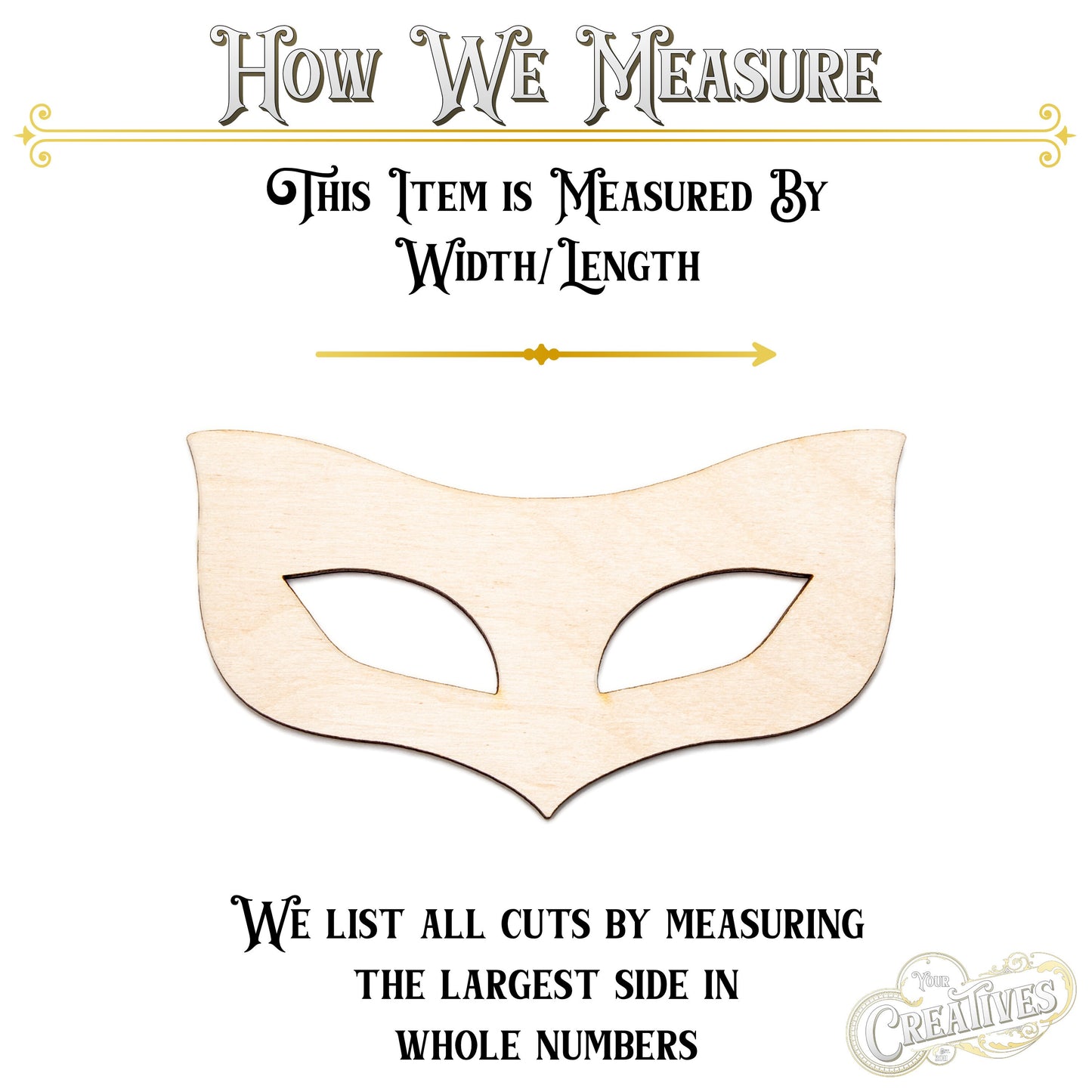 Masquerade Simple Eye Mask-Blank Wood Cutout-Wooden Mask-Masquerade Party-Various Sizes-DIY Masks-Two Designs-Elegant Ball Decor-Eye Mask