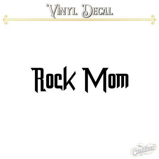 Rock Mom Vinyl Decal - Your Creatives Inc